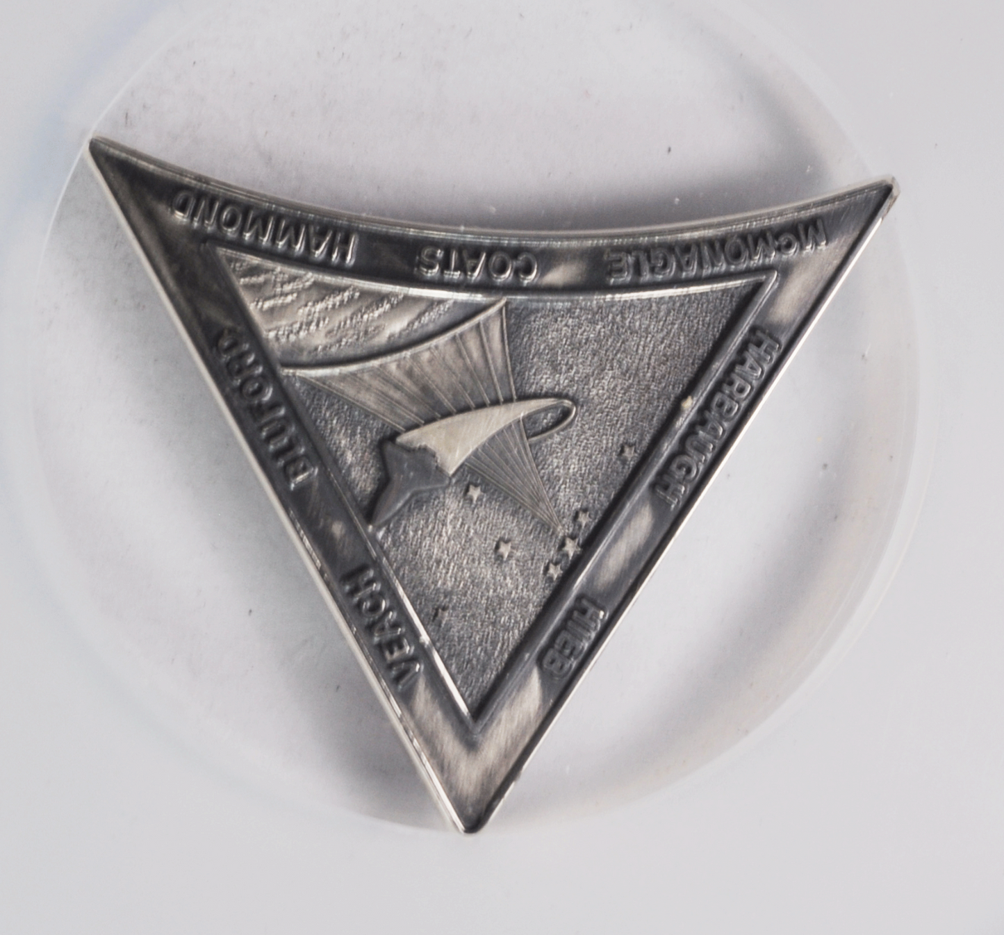 1991 STS-39 Robbins Silver Space Medal Unflown #140 NGC MS66 Discovery