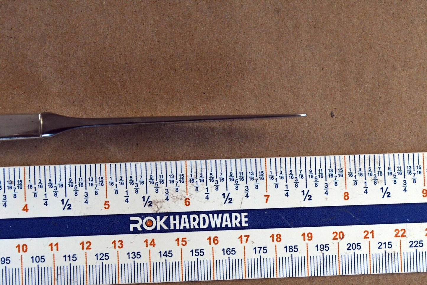 Dimesion by Reed Barton 7 3/8" Sterling/Stainless Hollow Butter Spreader 1.2 oz.