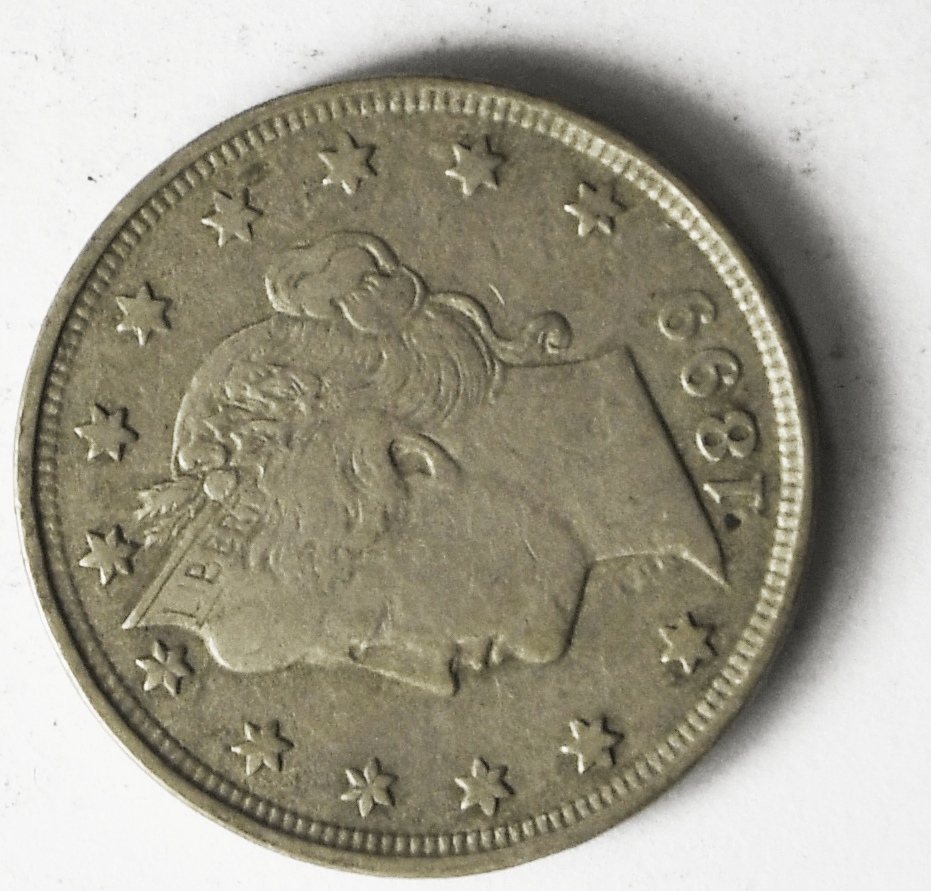 1899 5c V Liberty Nickel Five Cents Rare US Philadelphia