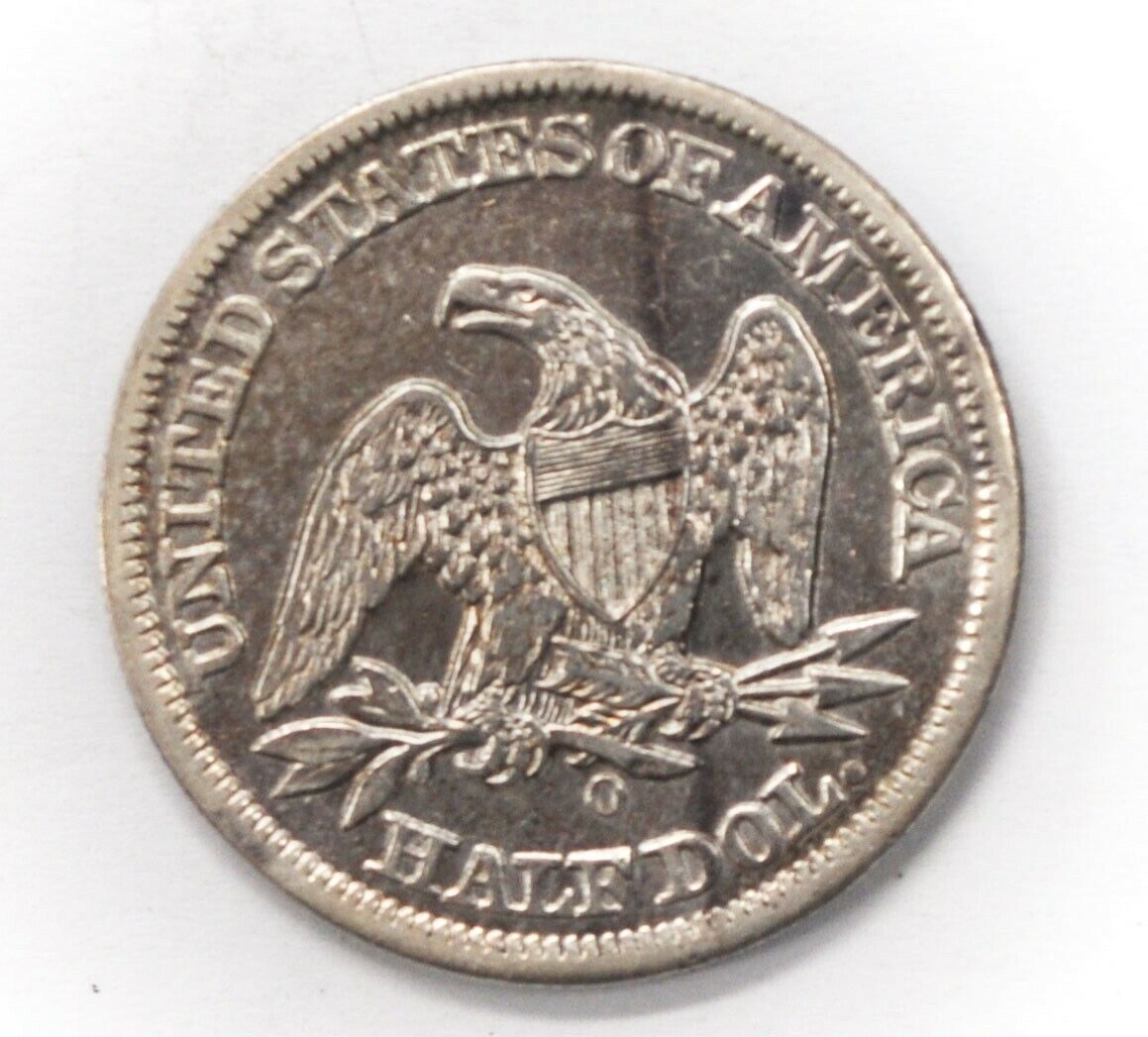 1849 O 50c Seated Liberty Silver Half Dollar Fifty Cents New Orleans XF