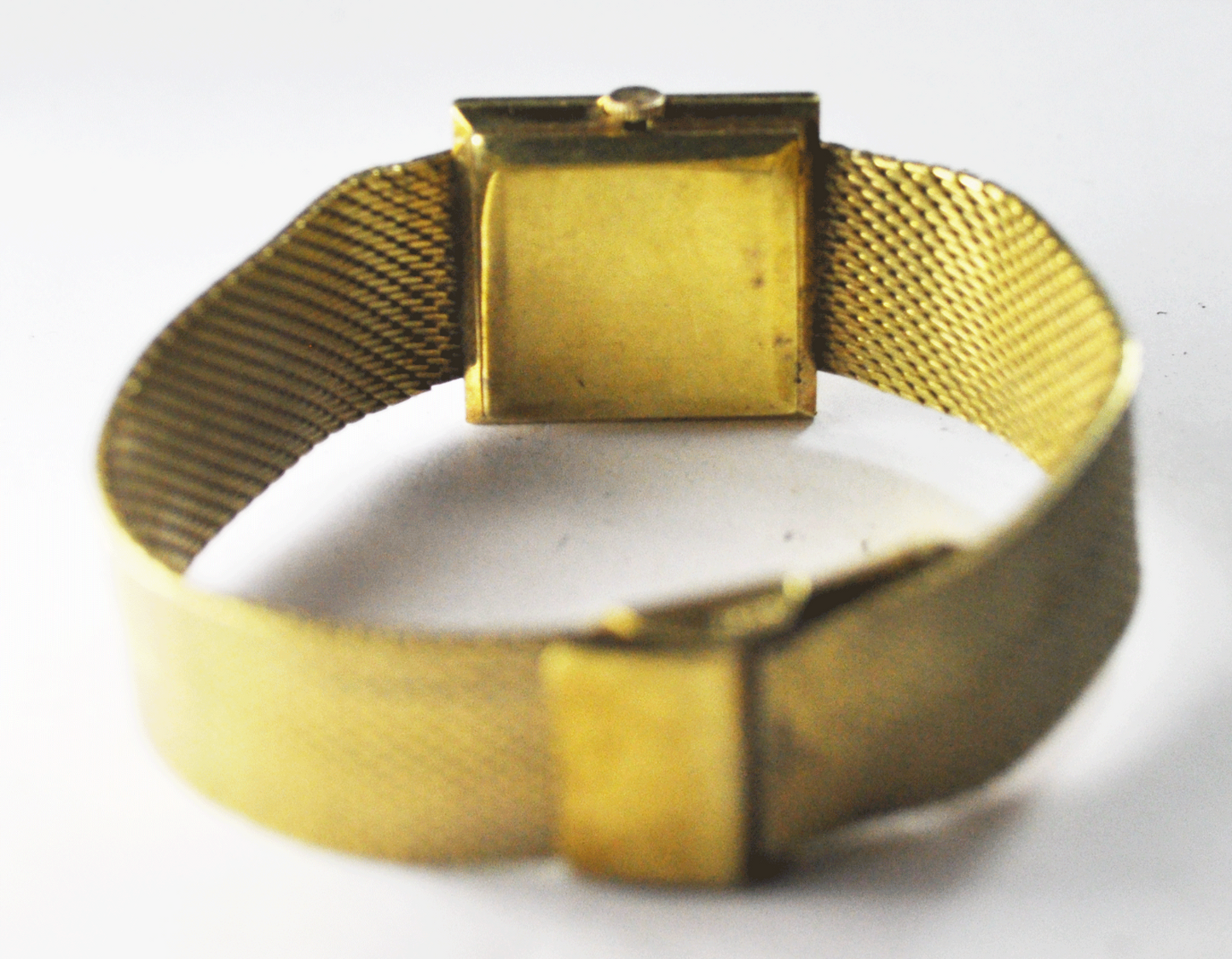 Vintage Ariston Marshall Field Swiss Manual Wind Mesh GEP Wristwatch 25mm 8.5"