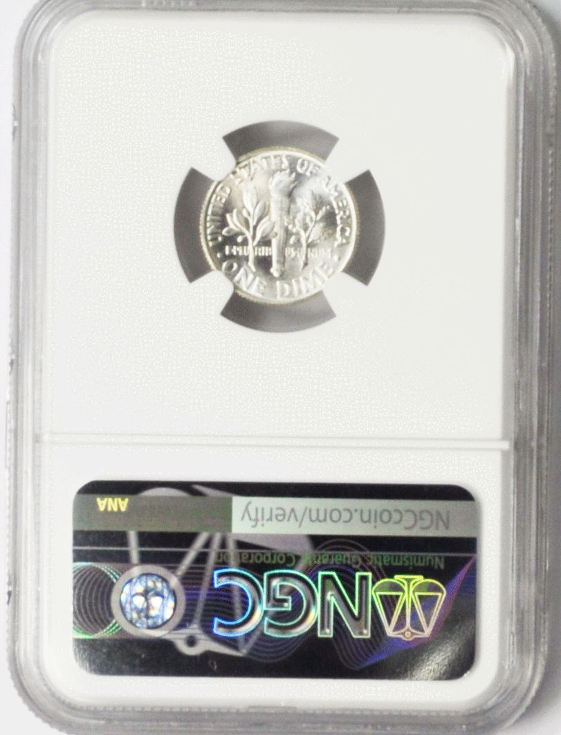 1960 10c Roosevelt Silver Dime NGC MS66 FT Gem Uncirculated Philadelphia