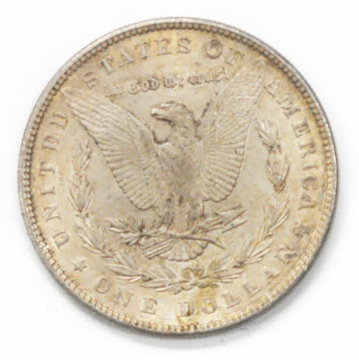 1884 $1 Morgan Silver One Dollar US Coin Philadelphia AU