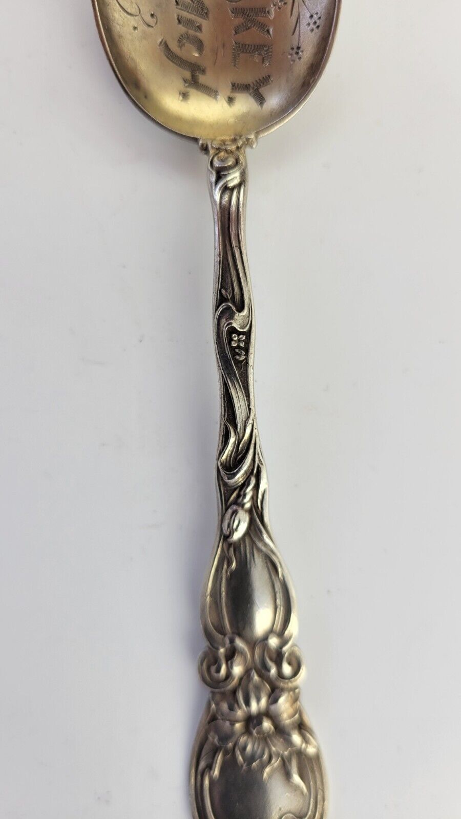 1903 Petoskey Michigan Sterling Silver 5 1/4" Souvenir Spoon .55oz.