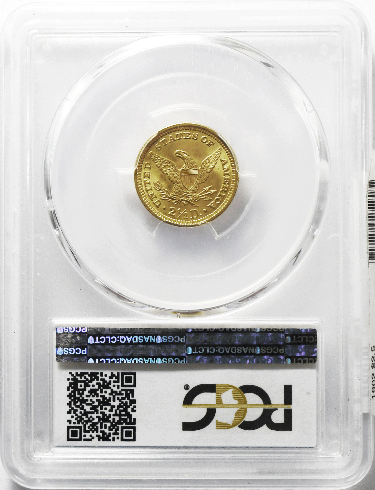1902 $2-1/2 Liberty Head Quarter Eagle Gold Philadelphia NGC MS65+