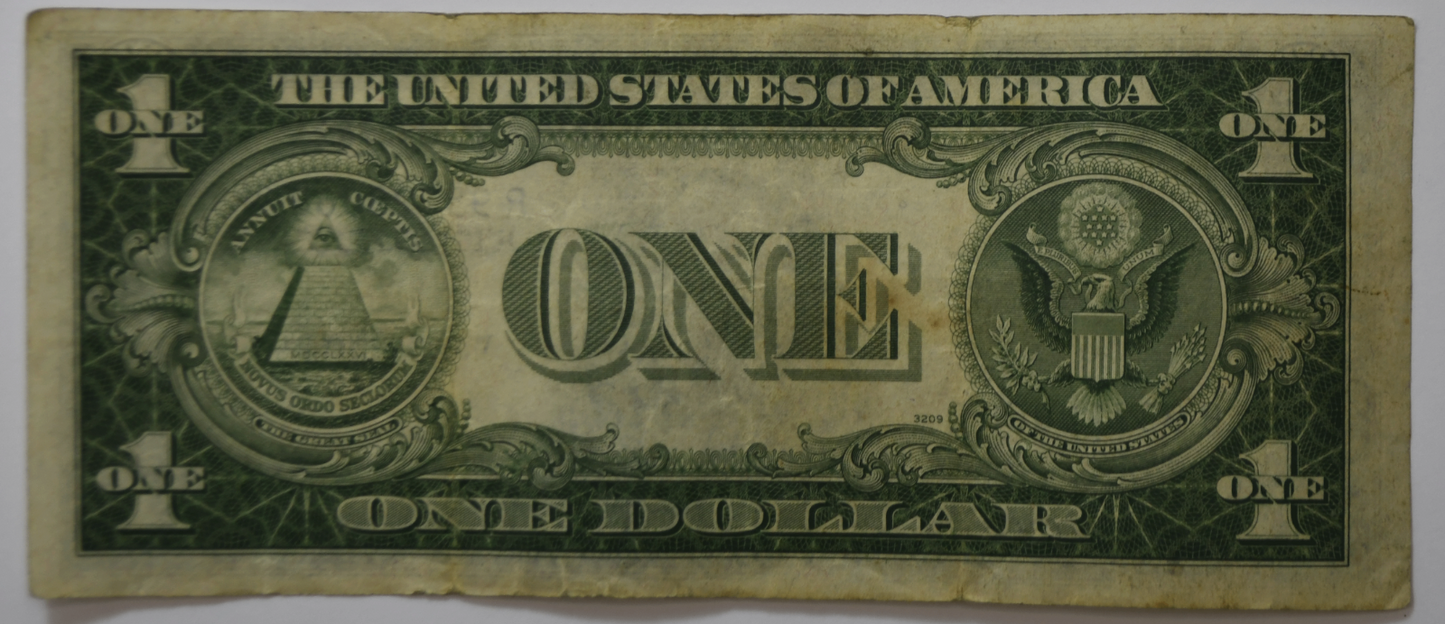 1935 A $1 Silver Certificate Note WWII Emergency Issue North Africa R95728068C