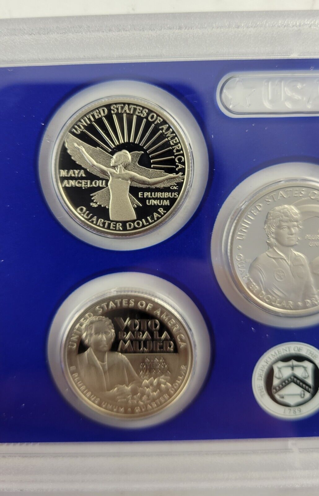 2022 S American Women Quarters 5 Coin Clad Proof United States Mint