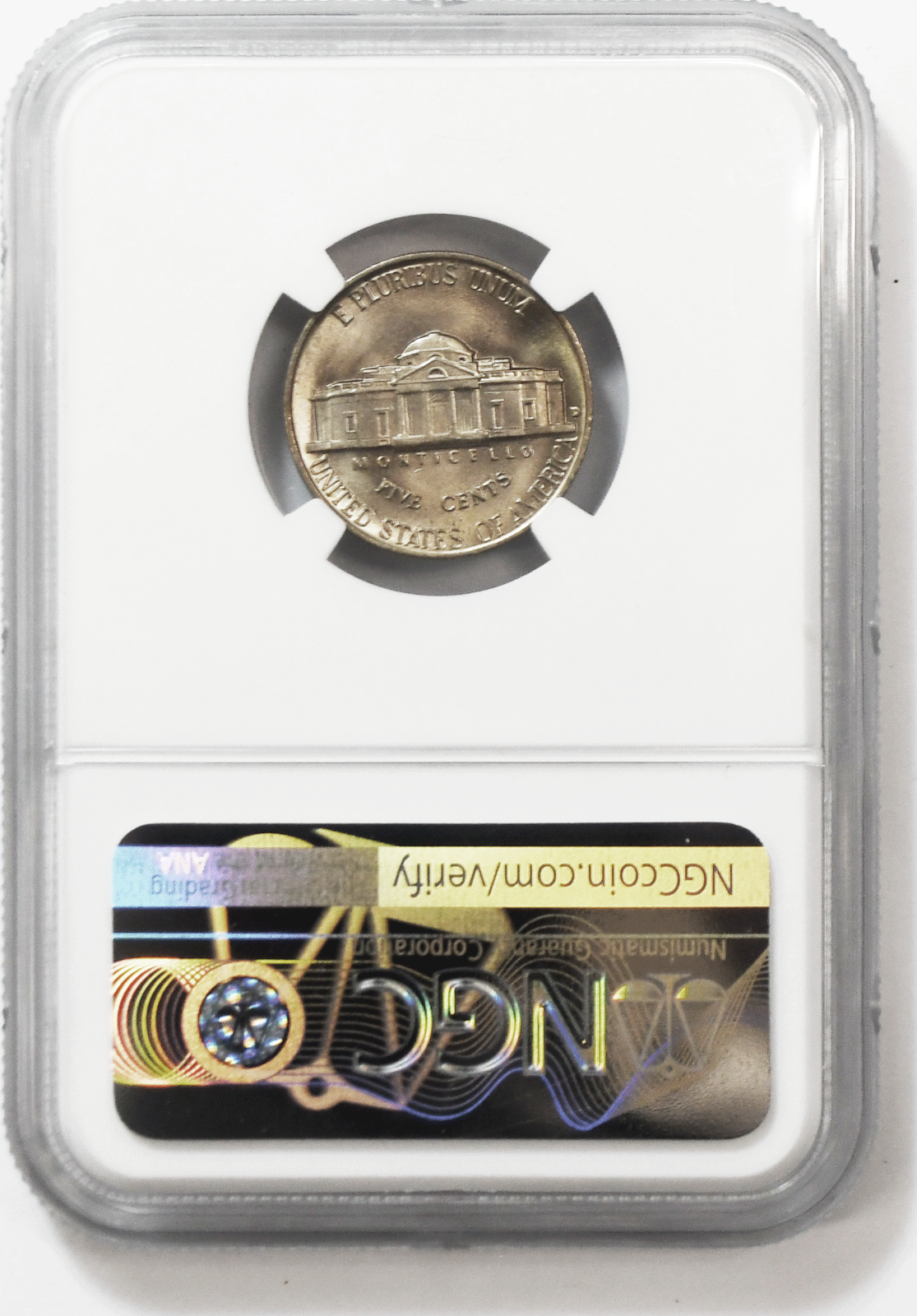 1938 D 5c Jefferson Nickel Five Cents NGC MS65 BU Denver