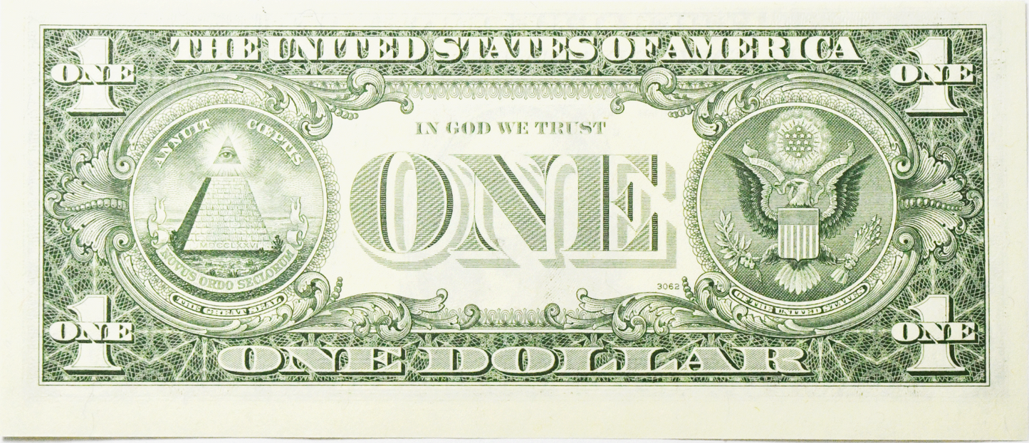 1977 A $1 Federal Reserve Note H Uncirculated H01777777D Fancy Serial 6 ofakind