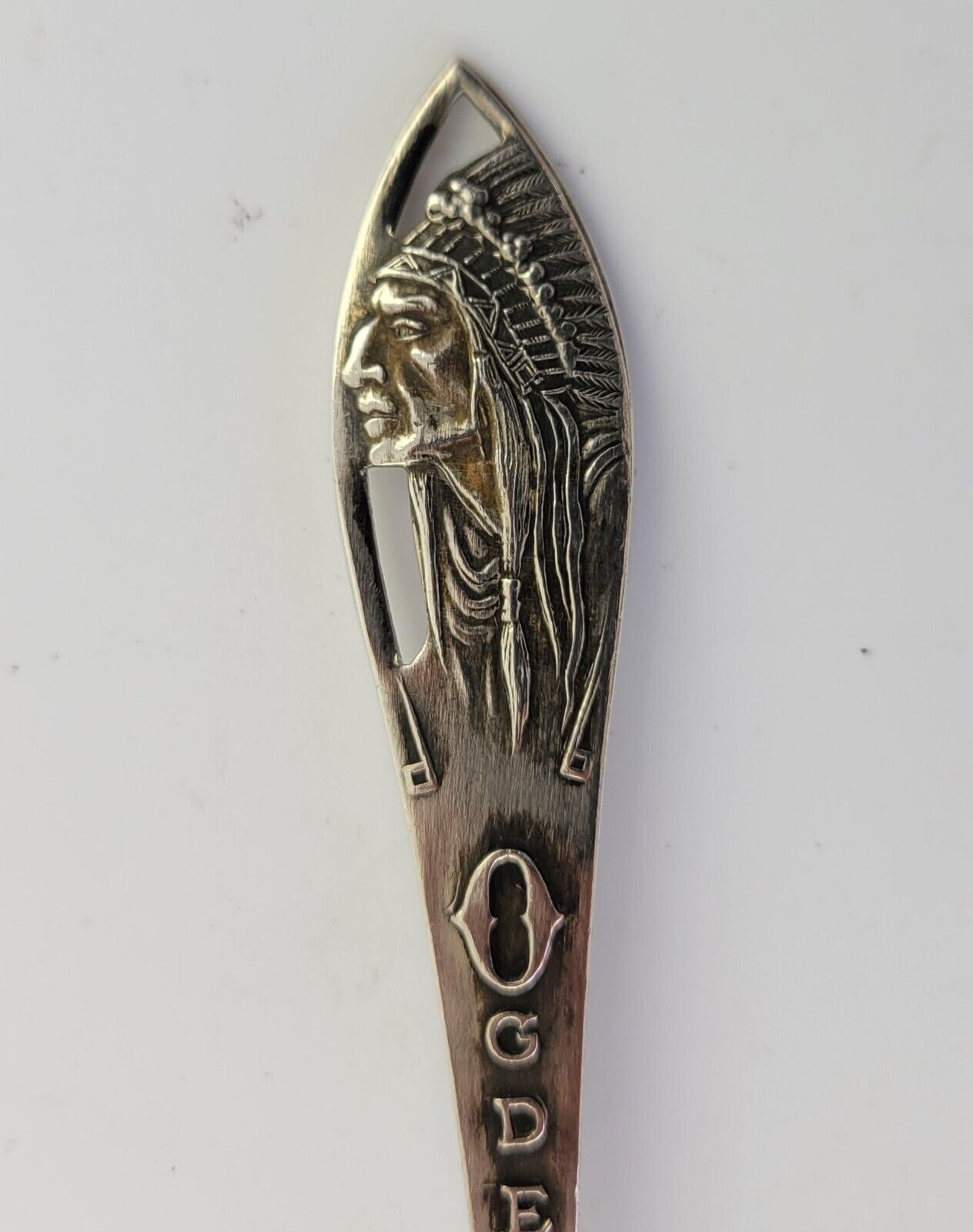 Ogden Utah Sterling Silver 5 1/2" Souvenir Spoon .59oz.