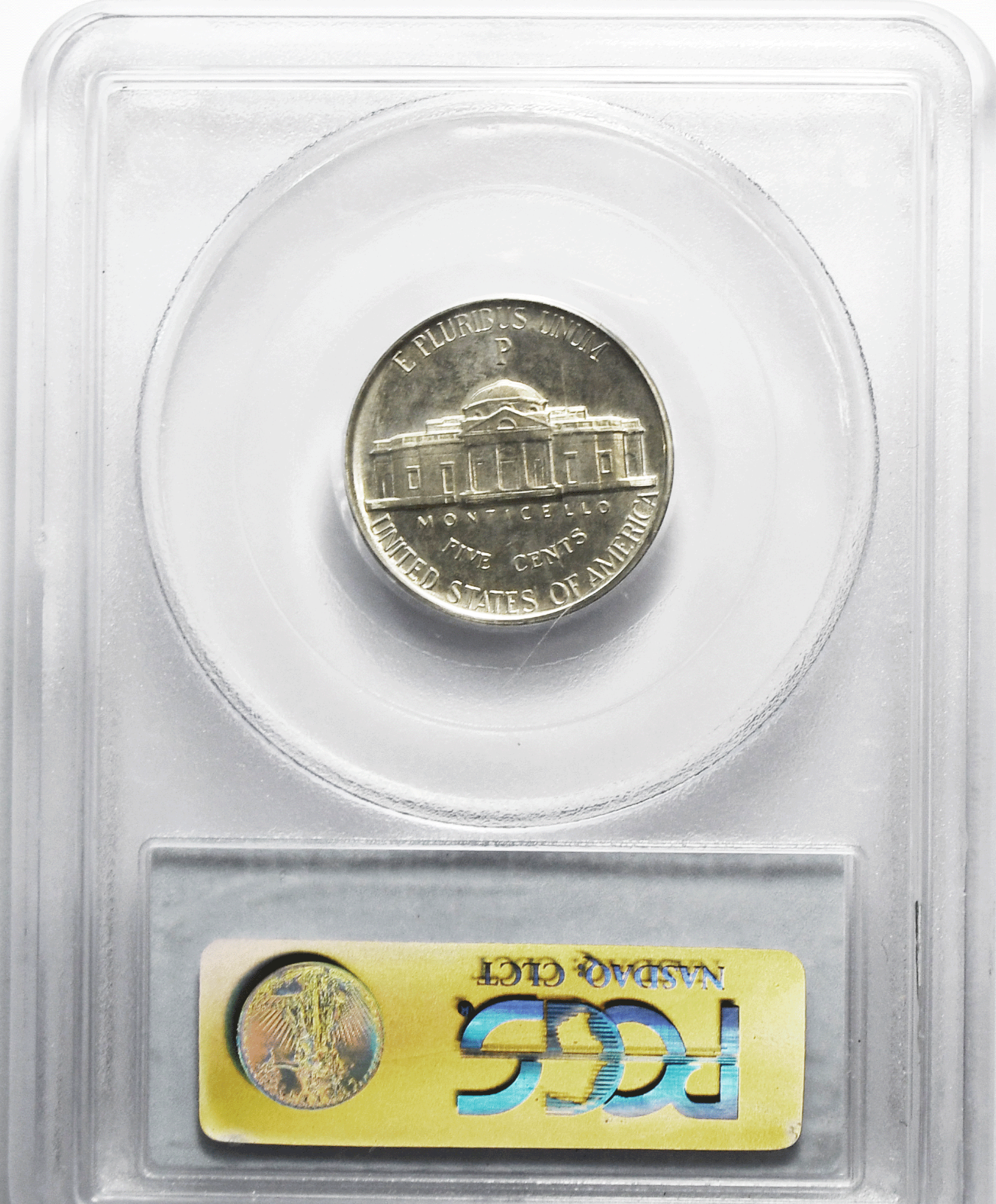 1942 5c Jefferson Proof Silver War Nickel Five Cents PCGS PR63 Type 2