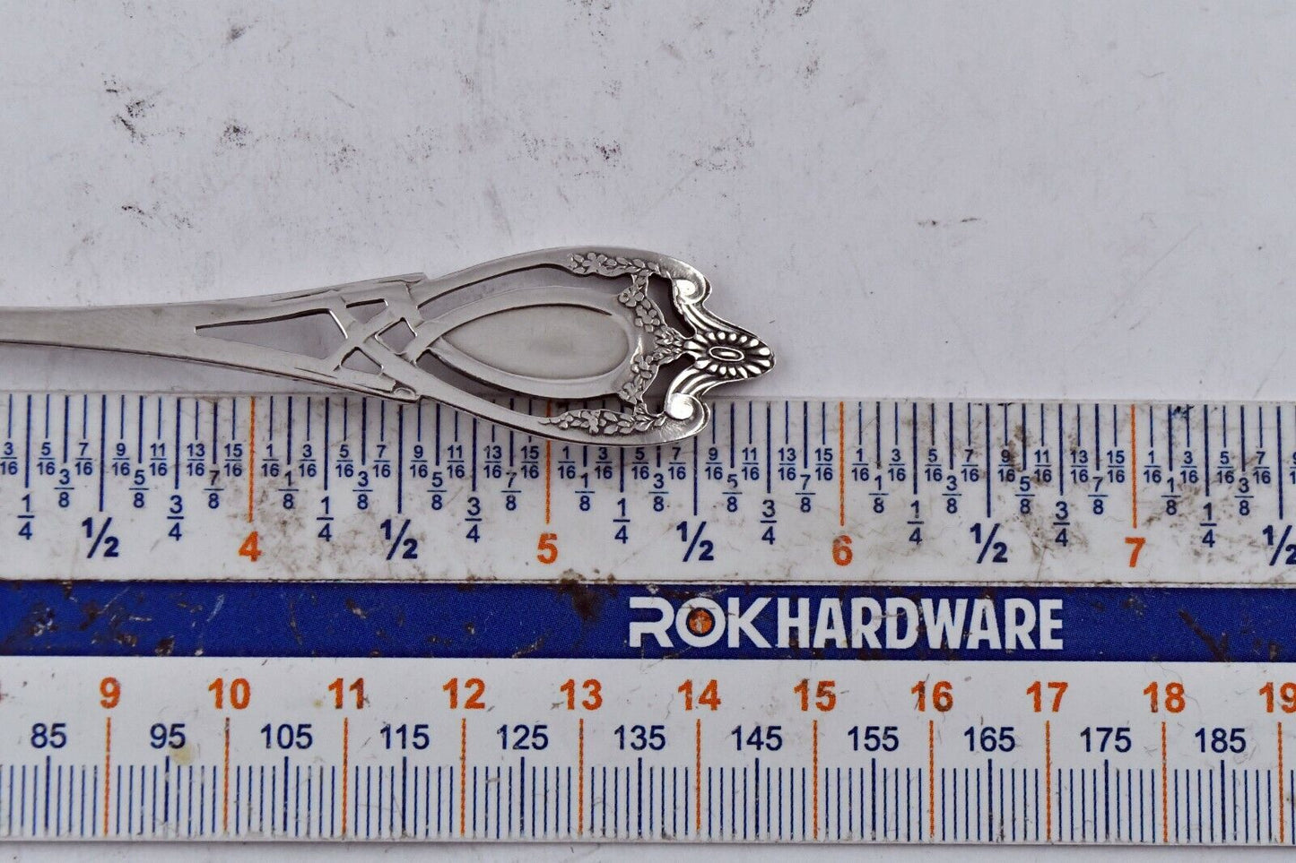 Aberdeen South Dakota 5 3/4" Sterling Silver Souvenir Spoon .6oz. by Lunt