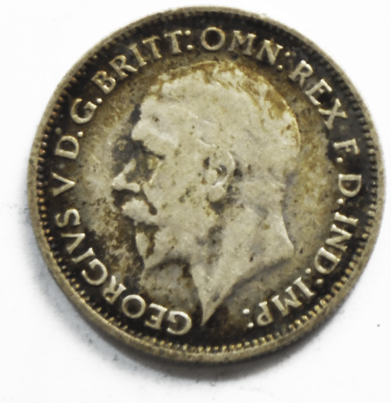 1935 Great Britain 6 Six Pence KM# 832 Silver Coin