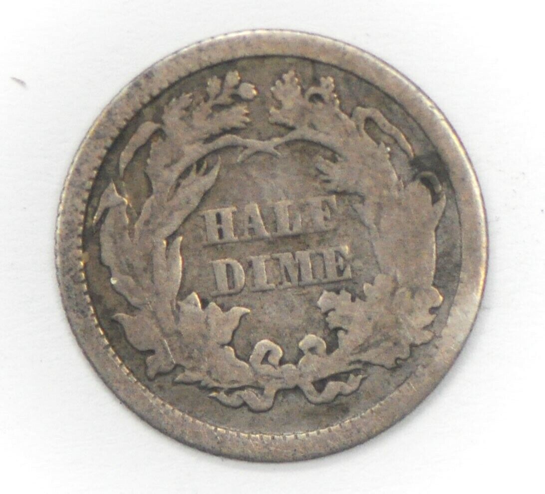 1862 H10c Seated Liberty Silver Half Dime Philadelphia