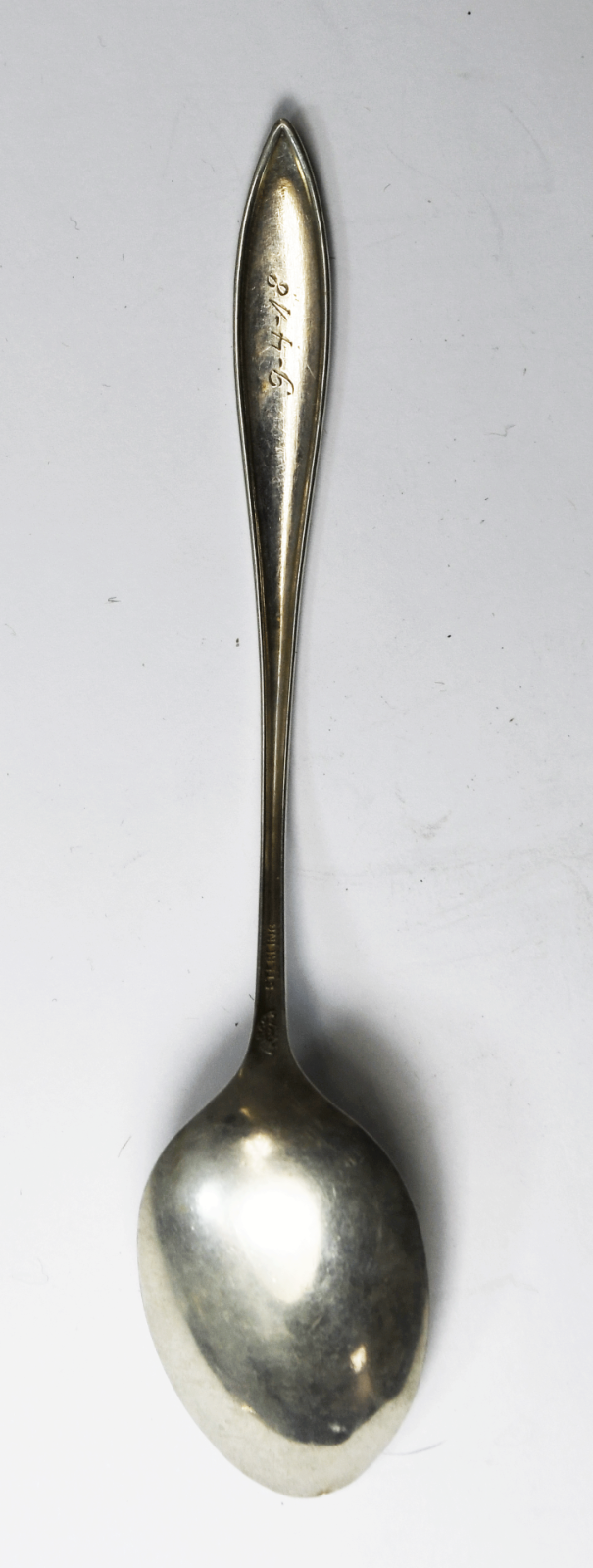 Sterling Silver Weidlich Army Soldier Souvenir Spoon 5 5/8" Monogram 9 4 18