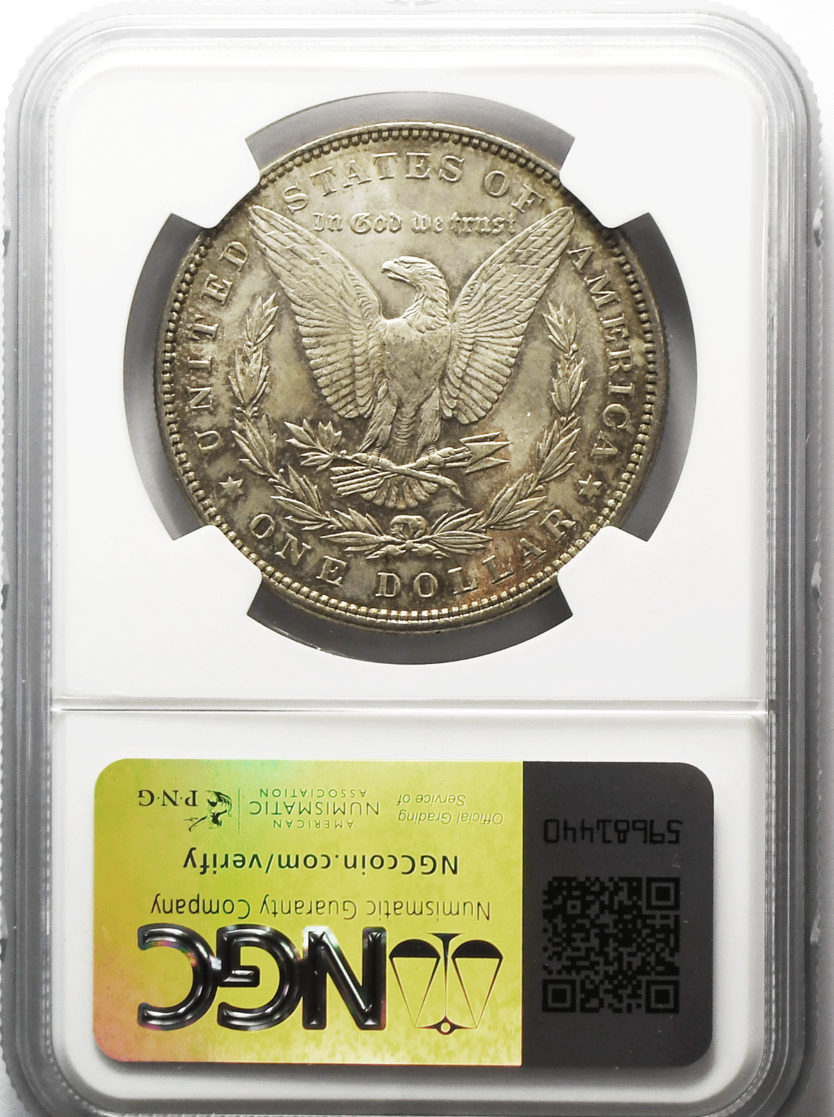 1897 $1 Morgan Silver Dollar MS63 NGC Uncirculated Philadelphia