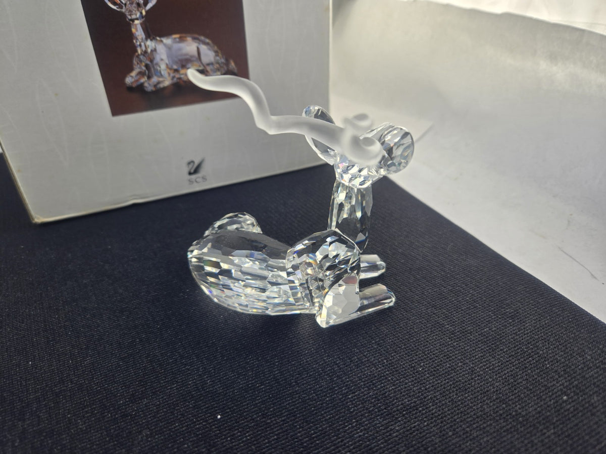 1994 Swarovski SCS Kudu Crystal Figure Austria Annual "Inspiration Africa" Boxed - Image 8