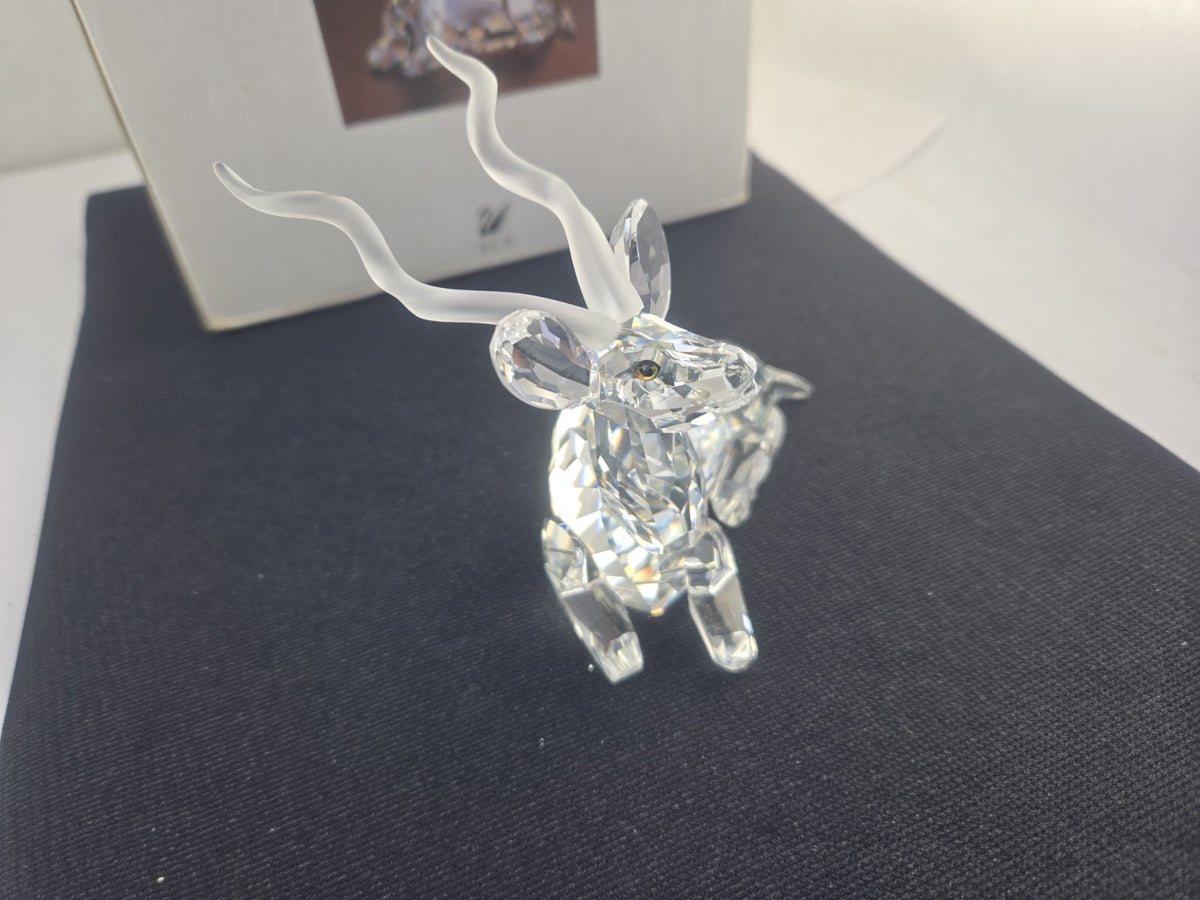 1994 Swarovski SCS Kudu Crystal Figure Austria Annual "Inspiration Africa" Boxed - Image 7