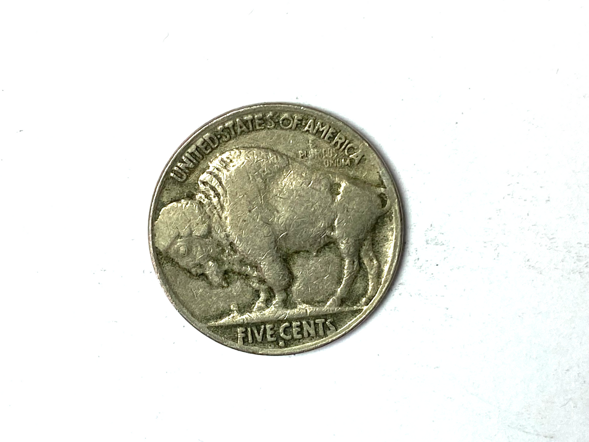 1917 S 5c Buffalo Nickel Rare Five Cents US Coin San Francisco - Image 3