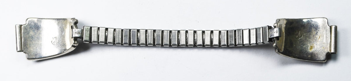 Sterling Silver Running Bear Sunburst 17mm Cuff Stretch Bracelet 11mm Lugs - Image 5
