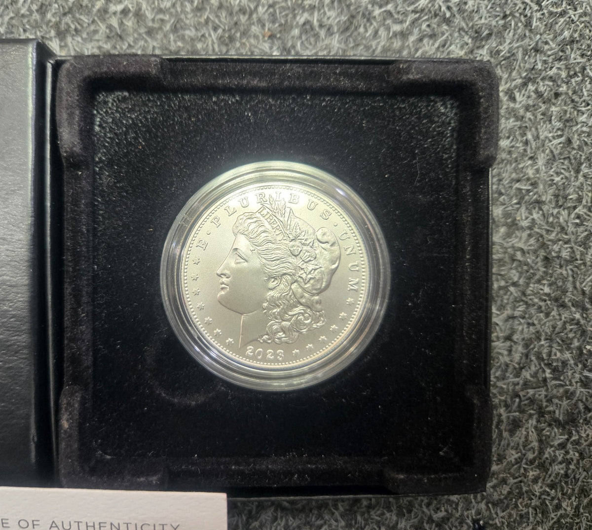 2023 Morgan Silver Dollar Philadelphia Uncirculated Coin US Mint Box & COA - Image 8