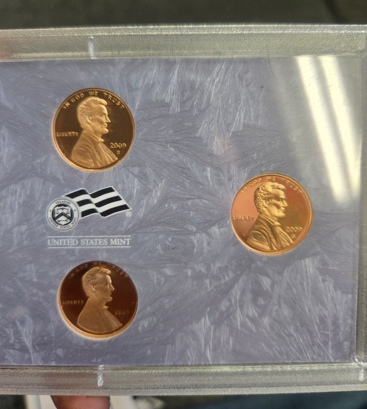 2009 US Mint Lincoln Bicentennial One Cent Proof 4pc Coin Set w/box & COA - Image 13