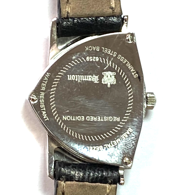 Women's Hamilton Ventura MIB Watch 24mm Registered Stainless Wristwatch 6259 - Image 3