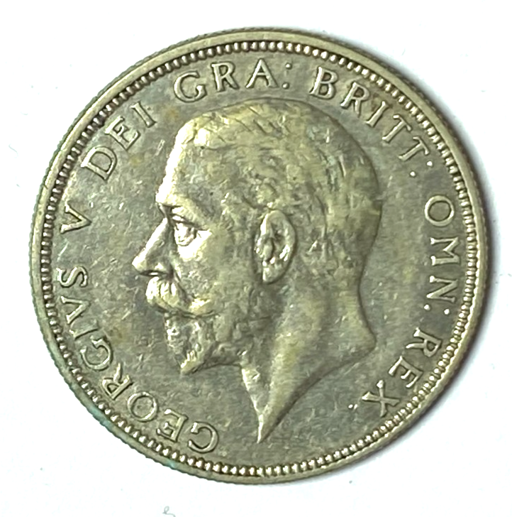 1932 Great Britain One Florin Silver Coin Rare Low Mintage Key Date - Image 2