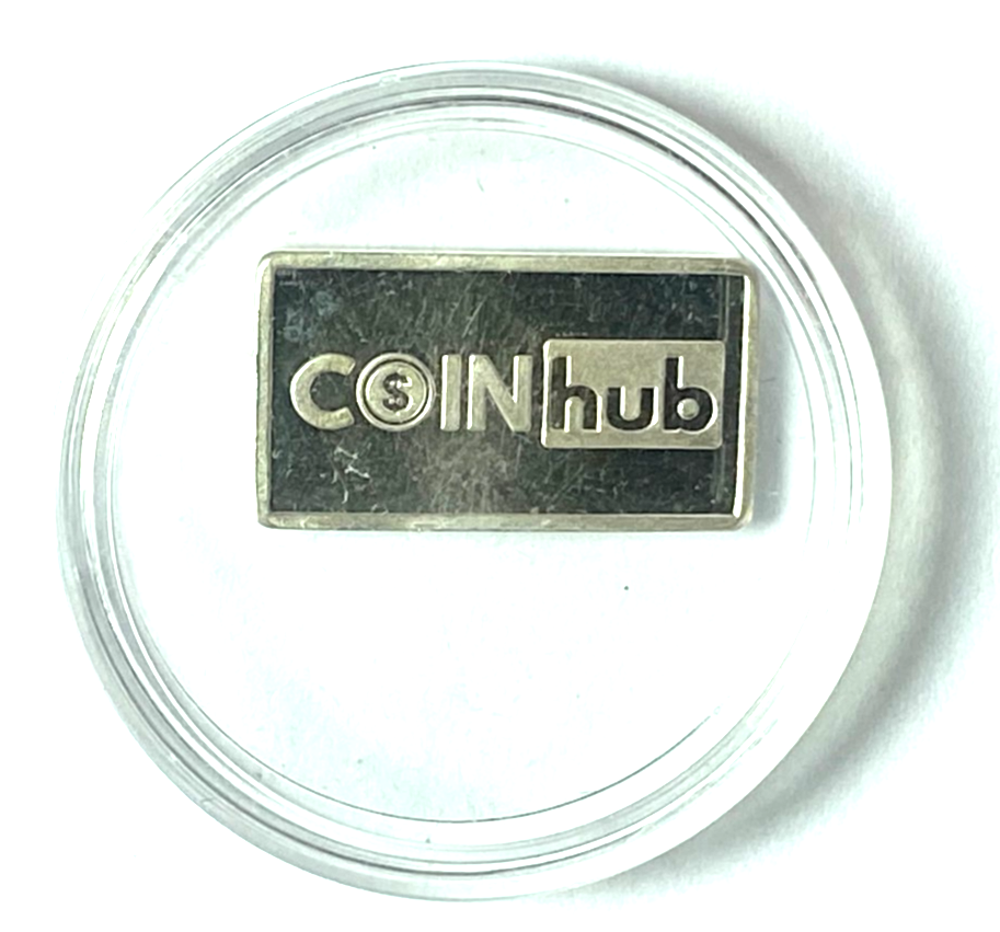 Coin Hub .999 Silver 2.5g Ingot Bar 20mm x 11mm - Image 1