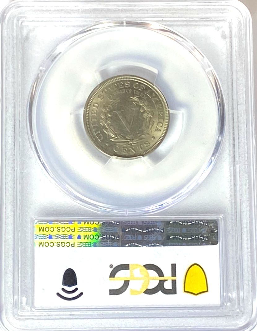 1901 5c V Liberty Nickel Five Cents Rare MS64 PCGS Uncirculated - Image 2