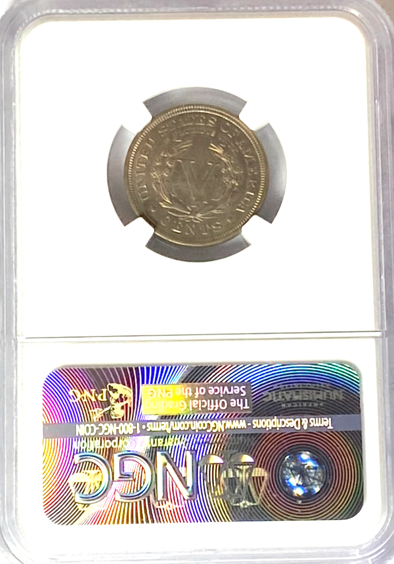 1912 5c V Liberty Nickel Five Cents Rare MS63 NGC Uncirculated - Image 2