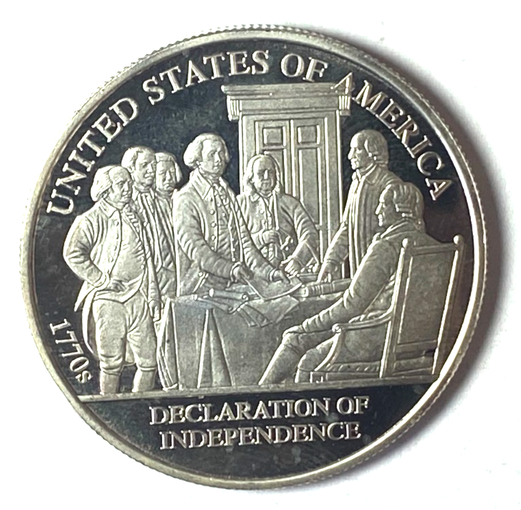 Declaration of Independence United States We the People Eagle 1oz .999 Silver - Image 1