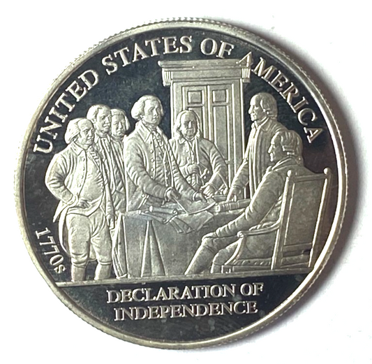 Declaration of Independence United States We the People Eagle 1oz .999 Silver - Image 1