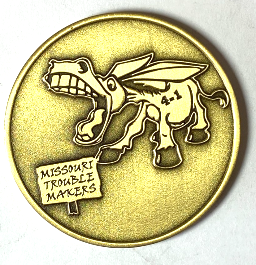 Brothers 4 Brothers Missouri Trouble Makers Military Challenge Medal 51mm - Image 2