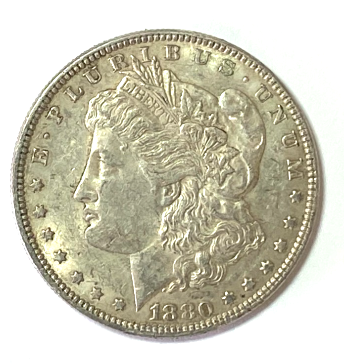 1880 $1 Morgan Silver Dollar Philadelphia - Image 1