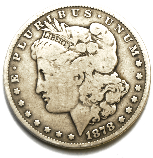1878 S $1 Morgan Silver One Dollar US Coin San Francisco VAM 57 Long Nock