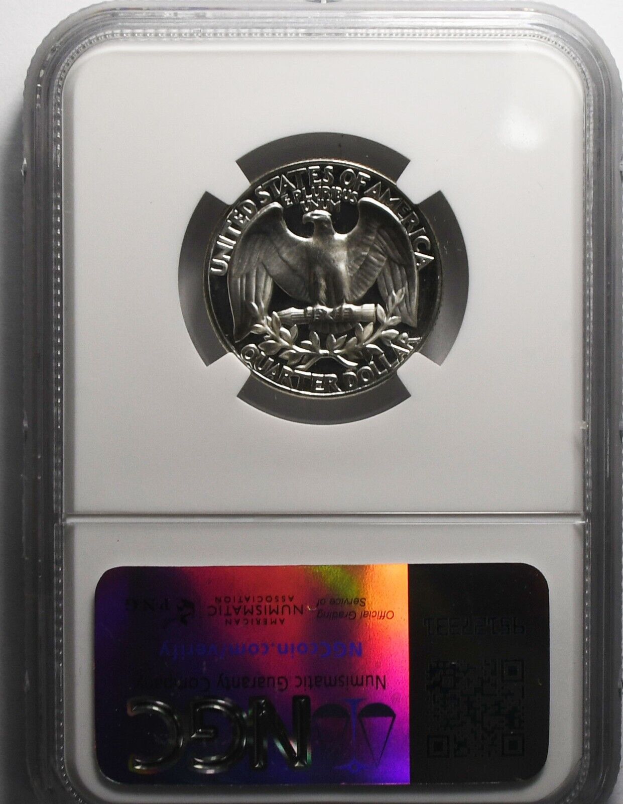 1961 25c Washington Proof Silver Quarter Dollar NGC PF69