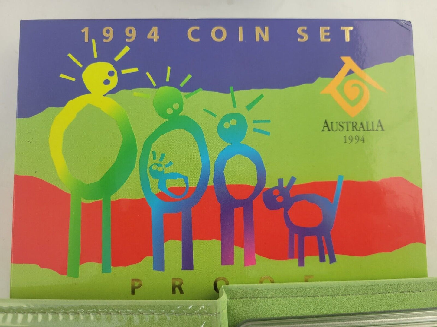 1994 Australian 6 coin Proof Set w/Paperwork $2 Coin Year Of The Family