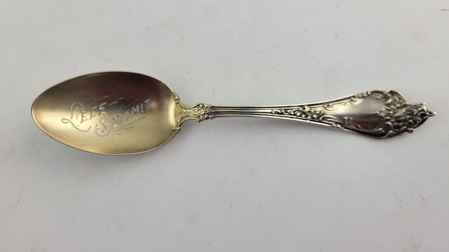 Lee's Summit Kansas City Sterling 5 3/4" Souvenir Spoon w/Goldwash Bowl .67oz.