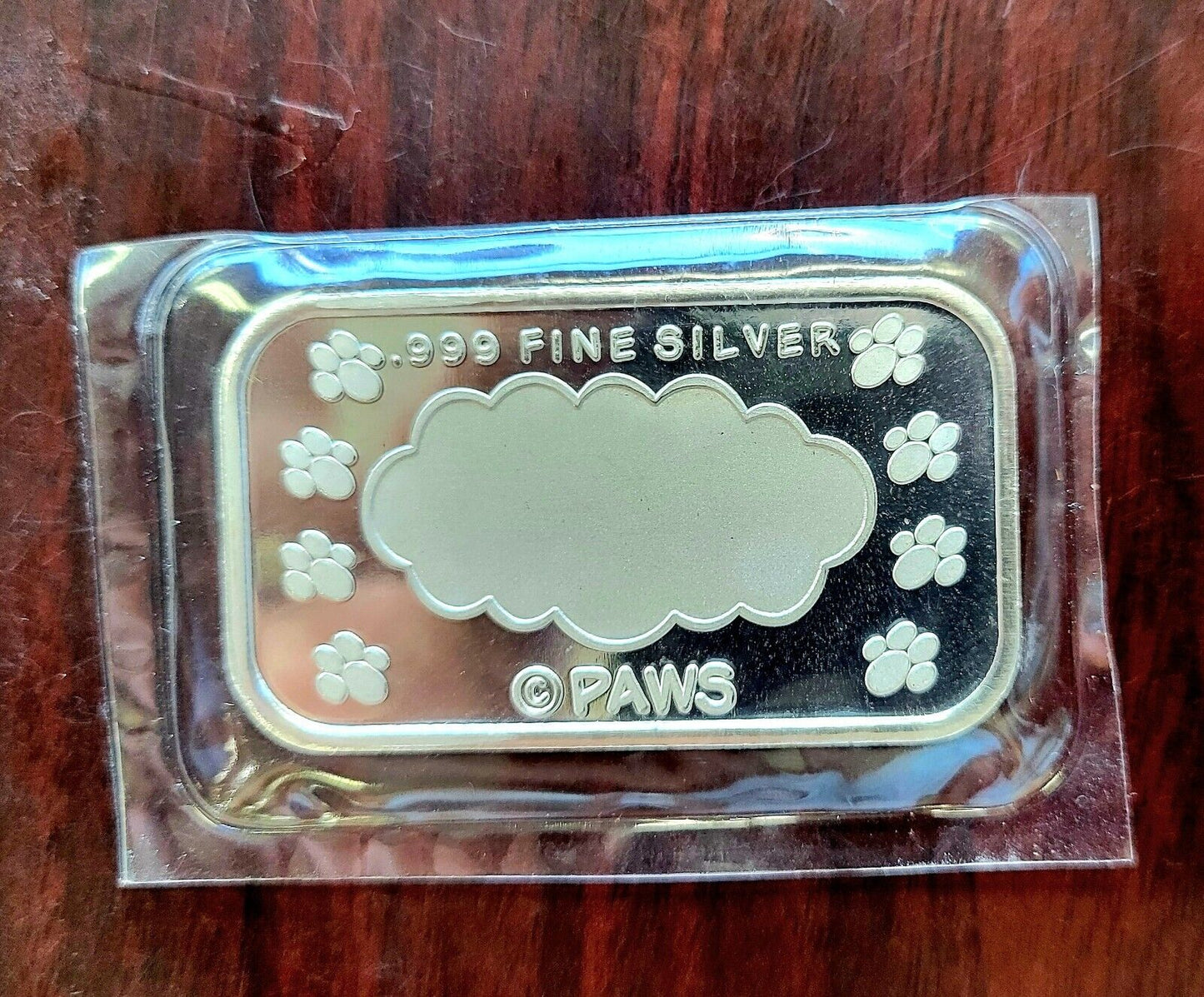 Garfield Cool Cat .999 Fine Silver 1 oz. Bar Silvertowne Made For Paws Sealed
