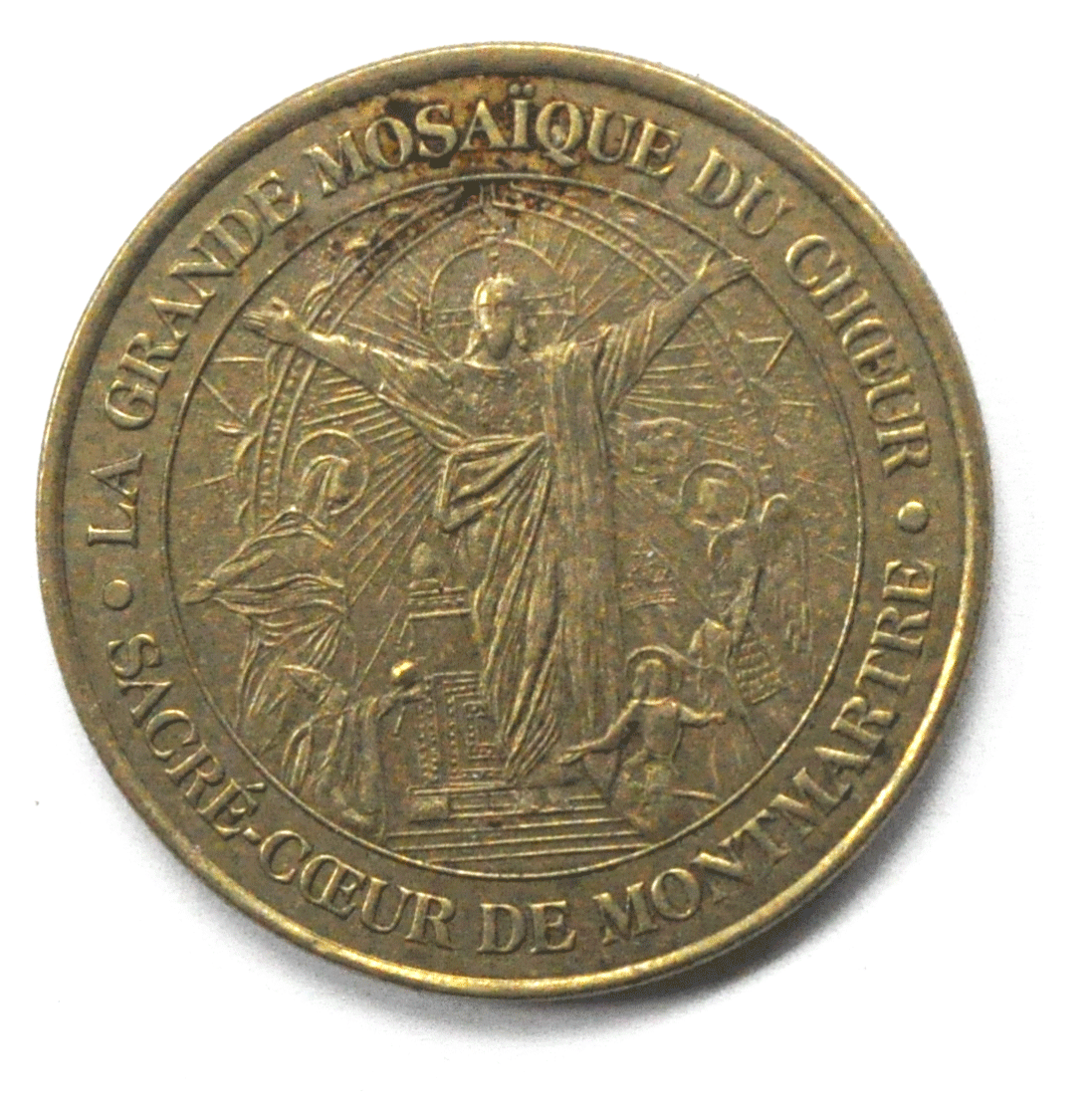 France Monnaie De Paris Medal LE Sacré-Cœur Basilica Choir Mosaic Medal 34mm
