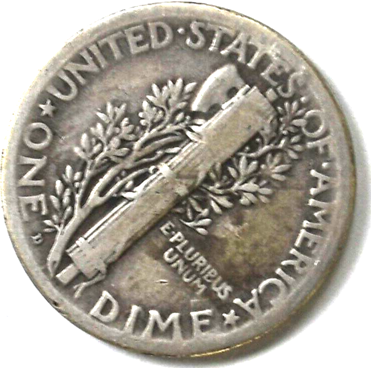 1920 D 10c Mercury Silver Dime Ten Cents Denver