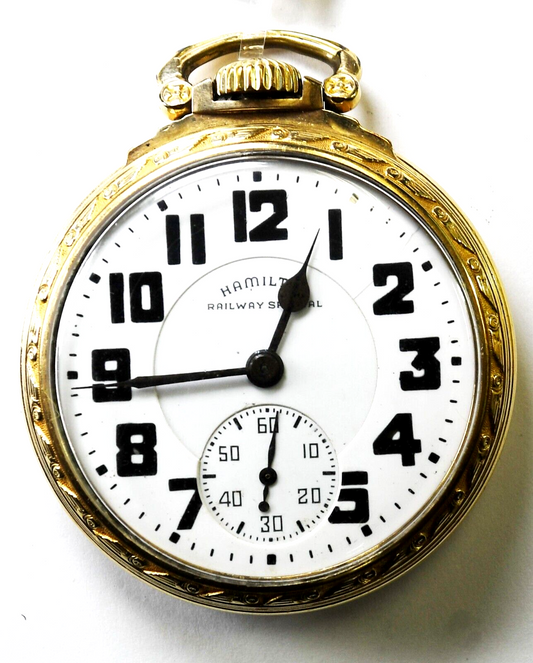 1942 Hamilton Grade 992B Size 16 10k GF OF Railway Special PW 21j Railroad