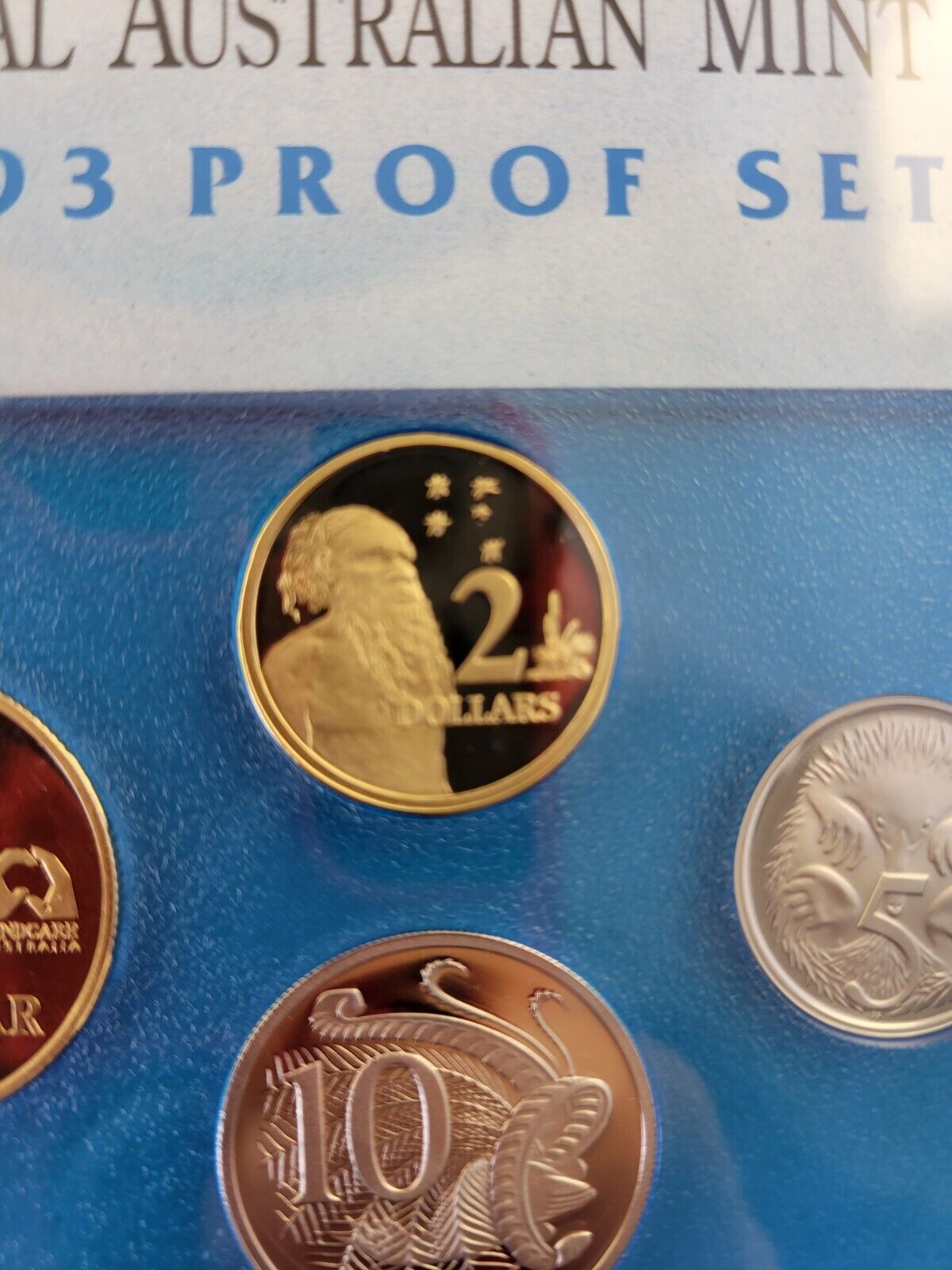 1993 Australian 6 coin proof set, $2 Coin, Water Quality, Wildlife w/Paperwork