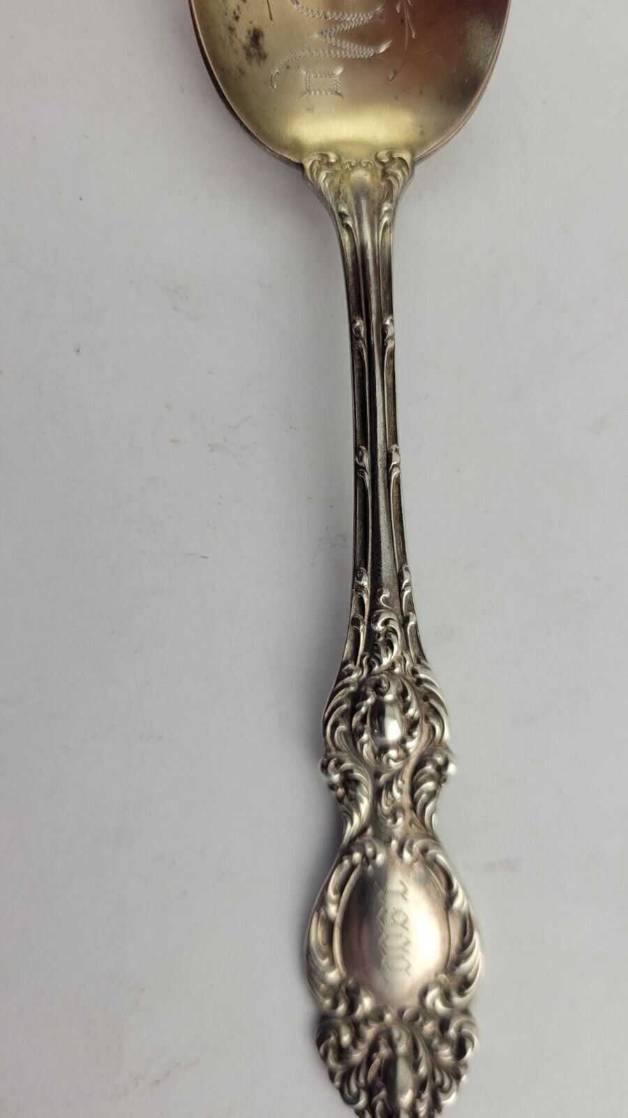 1900 Kansas City Missouri Sterling 5 7/8" Souvenir Spoon w/Goldwash Bowl. 67oz.