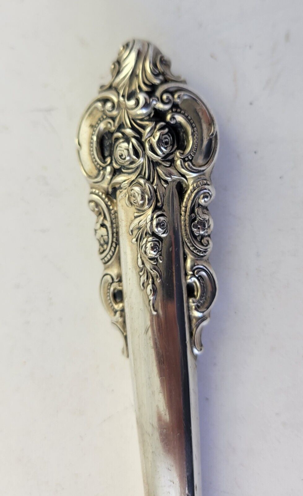 Grande Baroque by Wallace Sterling Silver/Stainless Cake Breaker 11 1/2"
