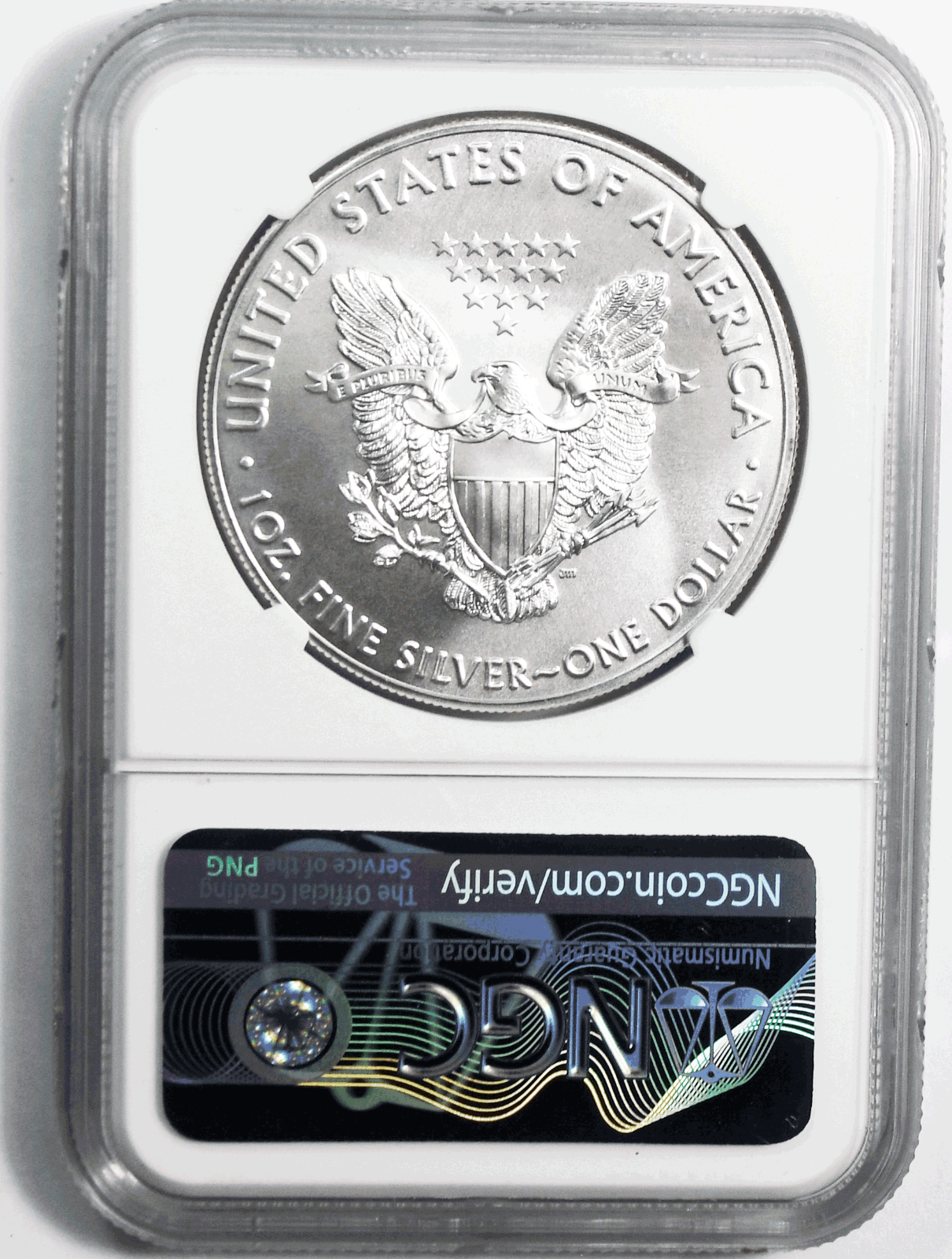 2019 $1 American Silver Eagle Silver Dollar NGC MS70 One Ounce
