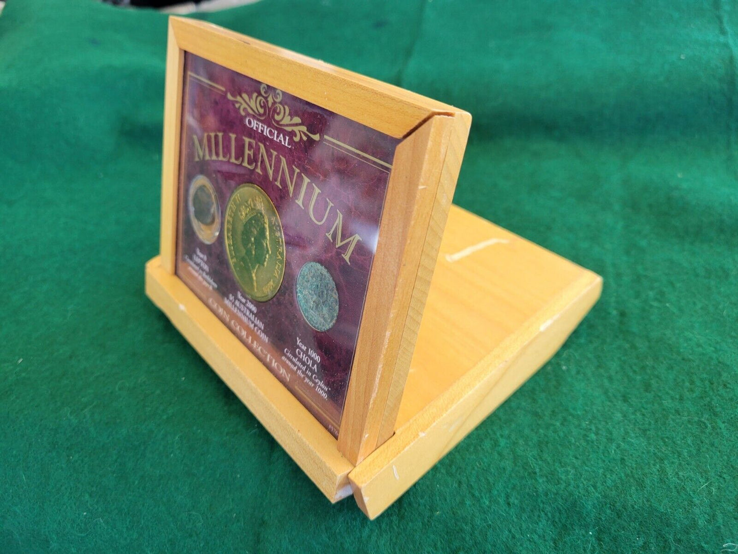 Australia Official Millennium Coin Collection with Wooden Stand