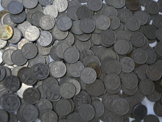 300pc Germany Federal Republic 1 One Mark Coin Lot KM#110  1950-1991