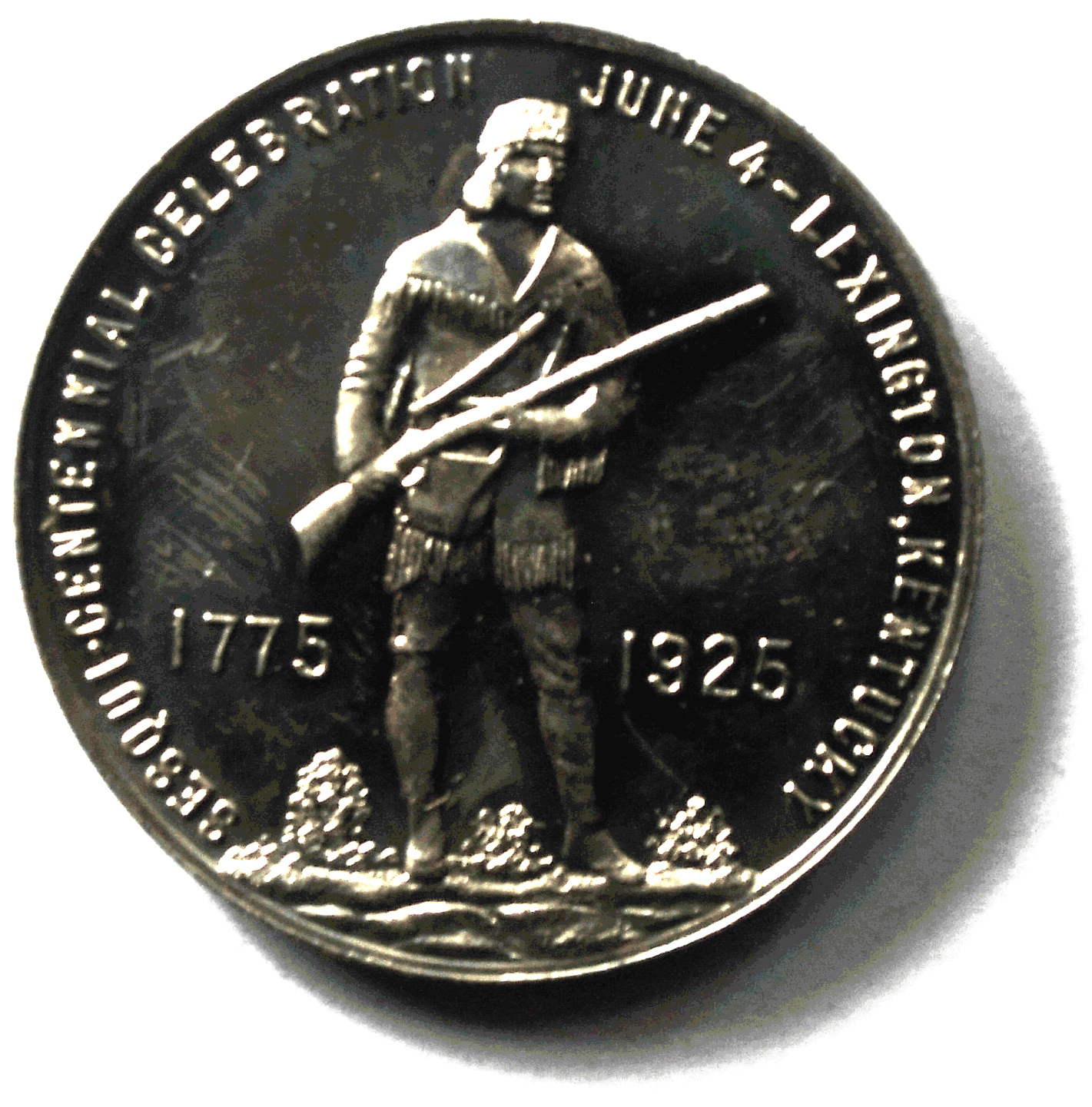 Lexington Concord Kentucky 1925 Whitehead Hoag BU Medal 32mm